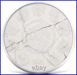 2024 Mexico Libertad White & Black Marble Coin 1oz Silver COA WithWooden Box