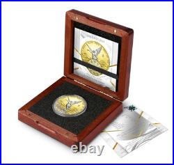 2024 Mexico Libertad Yellow Gold and White Rhodium Edition 1 oz Silver Coin