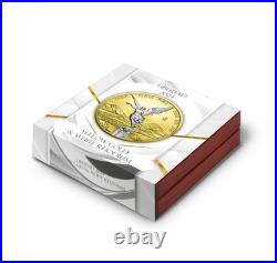 2024 Mexico Libertad Yellow Gold and White Rhodium Edition 1 oz Silver Coin