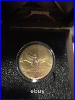 2024 Mexico Libertad Yellow and Red Gold Edition 1 oz. 999 Silver Coin Numbered