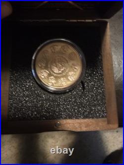 2024 Mexico Libertad Yellow and Red Gold Edition 1 oz. 999 Silver Coin Numbered