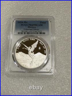2024 Mexico Proof Silver Libertad 1 Oz Onza Pcgs Pr69 Dcam Rare High Grade Gem