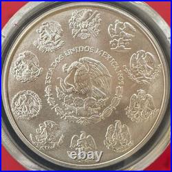 2024-Mo 1oz Mexican Libertad In Green Labeled First Strike Slab. PCGS MS 70