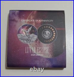 2024-Mo Mexico Libertad Onza Silver Lunar Eclipse In Capsule 1 Of 314