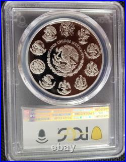 2024 Mo S1-ONCE MEXICO LIBERTAD WINGED VICTORY PCGS PR-70-DC RARITY R3 TOP POP