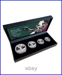 2025 1.85 Oz. 999 Silver Niue Mexican Libertad Fractional Coin Set Only 500