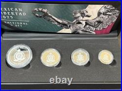2025 1.85 Oz. 999 Silver Niue Mexican Libertad Fractional Coin Set Only 500