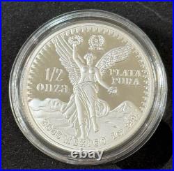 2025 1.85 Oz. 999 Silver Niue Mexican Libertad Fractional Coin Set Only 500