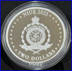 2025 1.85 Oz. 999 Silver Niue Mexican Libertad Fractional Coin Set Only 500