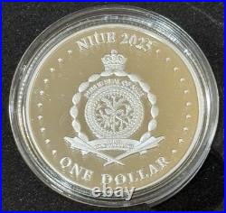 2025 1.85 Oz. 999 Silver Niue Mexican Libertad Fractional Coin Set Only 500