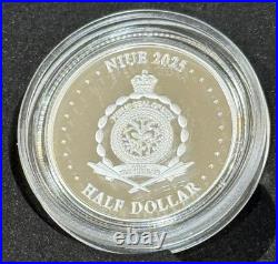 2025 1.85 Oz. 999 Silver Niue Mexican Libertad Fractional Coin Set Only 500