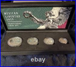 2025 1.85oz. 999 Silver Niue Mexican Libertad Fractional Coin Set-Only 500 Made