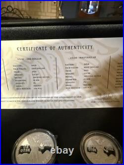 2025 1.85oz. 999 Silver Niue Mexican Libertad Fractional Coin Set-Only 500 Made