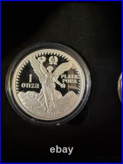 2025 1.85oz. 999 Silver Niue Mexican Libertad Fractional Coin Set-Only 500 Made