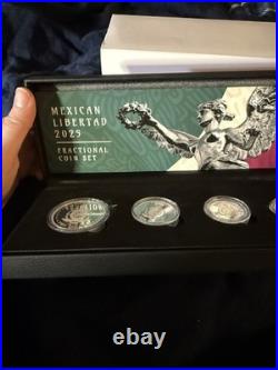 2025 1.85oz. 999 Silver Niue Mexican Libertad Fractional Coin Set-Only 500 Made