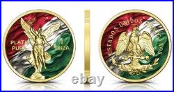 2025 Intaglio Vintage Libertad Tribute Mexican Flag Edition 1oz. 999 Silver 2025 Intaglio Vintage Libertad Tribute Mexican Flag Edition 1oz. 999 Silver