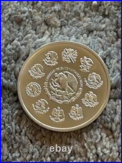 2025 Mexico 2 oz Silver Libertad Bullion Round