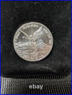2026 Intaglio Mint 1 oz Libertad Tribute High Relief. 999 Silver Round