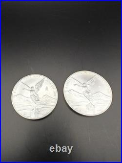 2x! Tough 2018 Mexico 1oz Silver Libertad Rounds Record Low Mint Coins 2oz Lot 2x! Tough 2018 Mexico 1oz Silver Libertad Rounds Record Low Mint Coins 2oz Lot