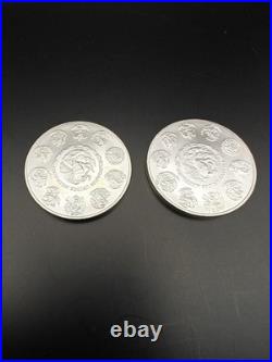 2x! Tough 2018 Mexico 1oz Silver Libertad Rounds Record Low Mint Coins 2oz Lot 2x! Tough 2018 Mexico 1oz Silver Libertad Rounds Record Low Mint Coins 2oz Lot