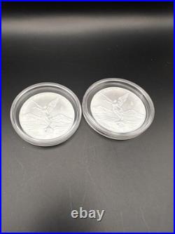 2x! Tough 2018 Mexico 1oz Silver Libertad Rounds Record Low Mint Coins 2oz Lot 2x! Tough 2018 Mexico 1oz Silver Libertad Rounds Record Low Mint Coins 2oz Lot