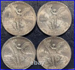(3) 1985 And (1) 1983 Mexican Libertads 1 Troy Oz Fine