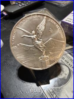 5 Onzas Plata Pura 2023 Libertad Sulver Coin 999