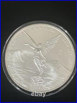 5 Troy Oz. 999 Silver 2019 Silver Libertad Mexico Beauitful Coin