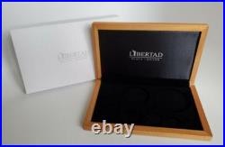 7 PC Silver Mexico Libertad Coin Box From 7pc Sets New EMPTY Box