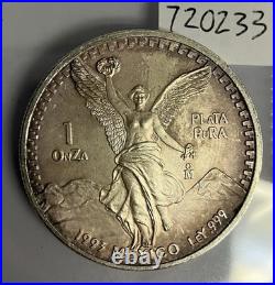 BU 1993 1oz Mexican Libertad 1oz Plata Pura. 999 Fine Silver 720233