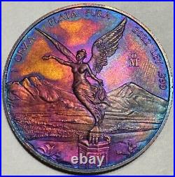 Beautiful 2022 Toned mexican libertad 1 oz FREE SHIPPING