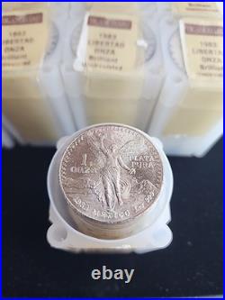 Blanchard 1983 Libertad Onza. 999 Unopened Roll 20 Ozt Per Roll Blanchard 1983 Libertad Onza. 999 Unopened Roll 20 Ozt Per Roll
