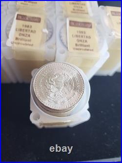 Blanchard 1983 Libertad Onza. 999 Unopened Roll 20 Ozt Per Roll Blanchard 1983 Libertad Onza. 999 Unopened Roll 20 Ozt Per Roll