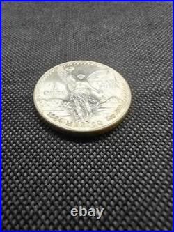 Blast White 1984 Mexican Silver Libertad 1 oz Mexico 1 onza Plata Pura Coin BU
