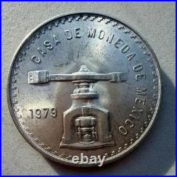 Casa de Moneda de Mexico Una Onza 1979 1 oz Silver Coin. 925