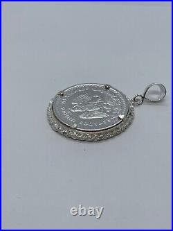 Centenario 925 Sterling Silver 1oz Libertad Coin with 925 Sterling Silver Bezel