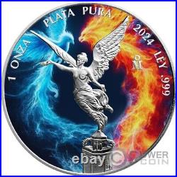 ETERNAL STRUGGLE Libertad 1 Oz Silver Coin Mexico 2024