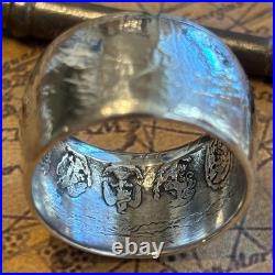 EXCLUSIVE PURE SILVER Mexican Libertad COIN RING SIZE 7-13 Hand Crafted USA WIDE
