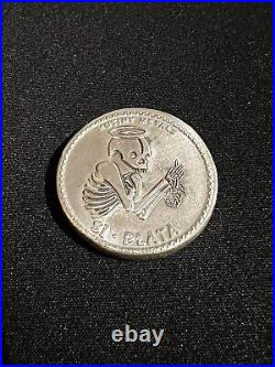 Ed Calderon 1 oz silver coin Sneak si plata no plomo