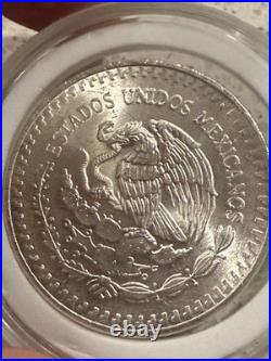 First year issue 1982 Mexican Libertad 1 oz. 999 Silver Bullion Coin Uncertified