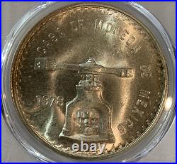 Key Date, 1978 Mexico 1 Onza, Choice Bu. Asw 1 Oz? Silver Coin