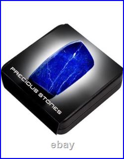 LAPIS LAZULI Precious Gemstones Libertad 1 Oz Silver Coin Mexico 2024