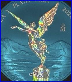 LIBERTAD Space Blue 1 Oz Silver Coin Mexico 2024 LIBERTAD Space Blue 1 Oz Silver Coin Mexico 2024