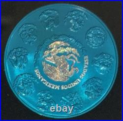 LIBERTAD Space Blue 1 Oz Silver Coin Mexico 2024 LIBERTAD Space Blue 1 Oz Silver Coin Mexico 2024