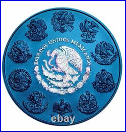 LIBERTAD Space Blue 1 Oz Silver Coin Mexico 2024 LIBERTAD Space Blue 1 Oz Silver Coin Mexico 2024