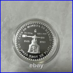 Libertad Piedra De Los Soles Mexican 1992 1/2 Oz Silver Proof Medal