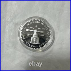 Libertad Piedra De Los Soles Mexican 1992 1/2 Oz Silver Proof Medal