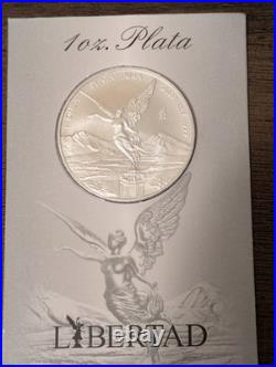 Libertad Silver 1oz Satin 2024 in Blister Original Banco México