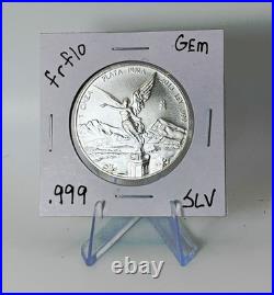 Libertad Silver Onza 2013 Mexican Mint. 999 Fine 1 Ounce UNC GEM #77