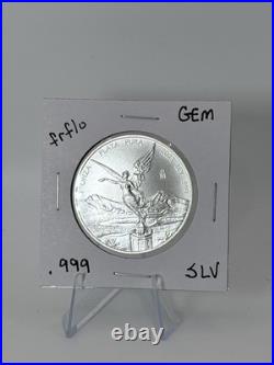 Libertad Silver Onza 2023 Mexican Mint. 999 Fine 1 Ounce UNC GEM #69